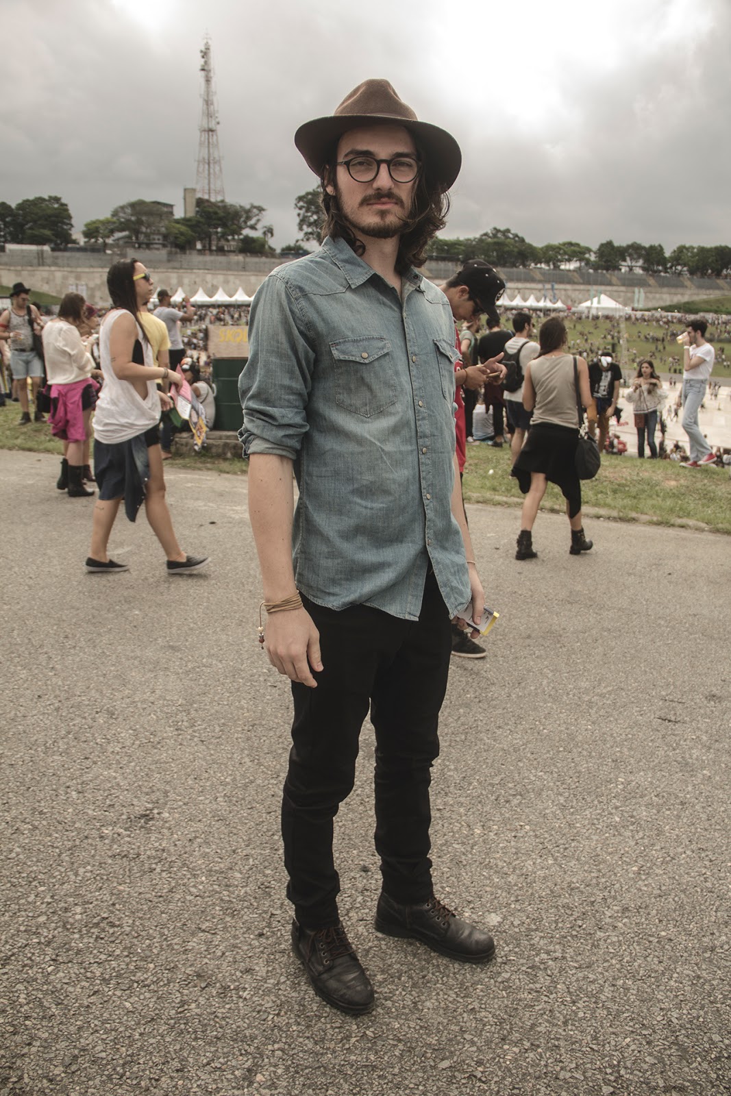 Bota folk best sale masculina